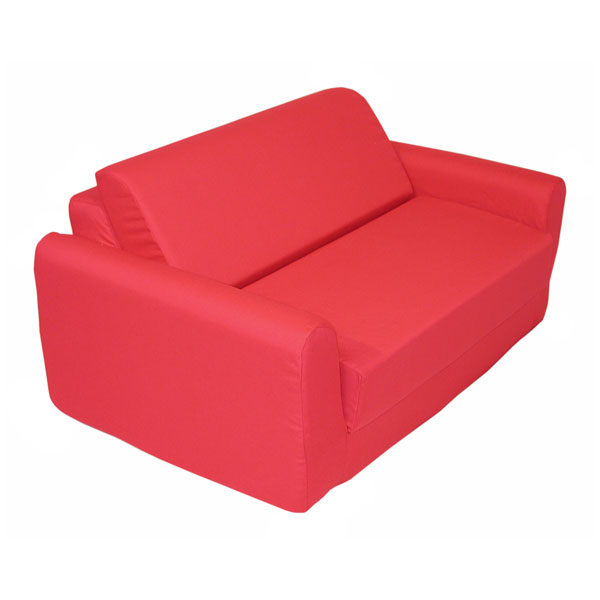 Childrenâ€™s Foam Sofa Bed â€“ Red | Gotofurniture